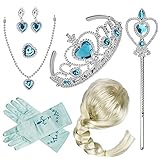 LYTIVAGEN Prinzessin Kostüme Zubehör Kinder Prinzessin Schmuck Blaue...