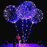 LED-Ballons, 10 Packungen, leuchtende Bobo Luftballons, 50.8 cm,...