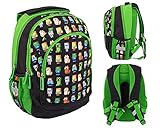 ASTRA Dreifächiger Schulrucksack MOTIV - Minecraft Figuren Rucksack...