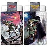 The Legend of Zelda Wende-Bettwäsche Dusk Linon Renforcé 135 x 200...
