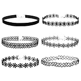 Soleebee Choker Halsketten Set Mode Velvet Halskette Gummi Stretch...
