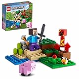 LEGO 21177 Minecraft Der Hinterhalt des Creeper, Spielzeugset mit...