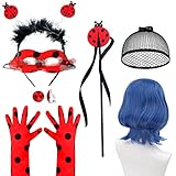 HIQE-FL Ladybug Kostüm Mädchen,Marienkäfer Kostüm...