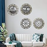 Arsey Wikinger Nordische Mythologie Runen Holzornamente Mittelalter...