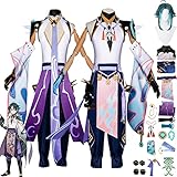 Tjmiaohao Genshin Impact Xiao Cosplay Kostüm Outfit Spielfiguren...