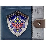 Legend of Zelda Link's Hylian Schild Schwarz Portemonnaie Geldbörse