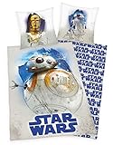 Disney Star Wars 9 Bettwäsche mit C3PO R2D2 BB8 Wendemotiv 80x80 +...
