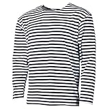 MFH Russisches Marine Shirt Langarm Sommer (Blau-Weiß/XL)