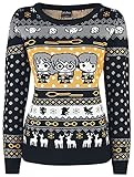 Harry Potter Chibi Frauen Weihnachtspullover Multicolor 4XL