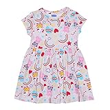 Peppa Pig Regenbogen und Herzen Mädchen-Kleid Heather Grey 98 |...