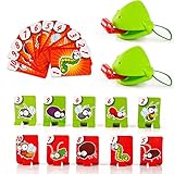 HLJS Tic Tac Frosch Zunge Maske Spiel, Frosch Mund nehmen Karte Zunge...
