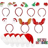 YeahBoom 7 Arten Weihnachts Haarreif,6 Slap Armbänder,5 Stück...