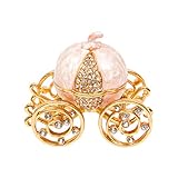 Handbemalte, emaillierte Schmuckdose im pinken Design von Cinderellas...