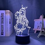 3D Illusion Lampe LED Nachtlicht Mischung Hideri Kanzaki Für...