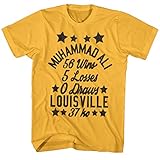 Muhammad Ali - - Herren-Sterne T-Shirt, Medium, Ginger