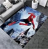 BILIVAN Teppich Spiderman Wohnzimmer Marvel Moderne Spielmatte Cartoon...