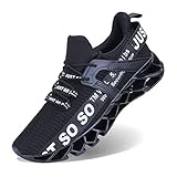 JSLEAP Herren Laufschuhe Turnschuhe Sportschuhe Sneaker Running Tennis...
