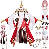 BerlinVV Yae Miko Cosplay Kostüm Outfit Spielzeugfiguren Genshin...