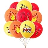 20 Luftballons * FEUERWEHR * als Deko für Kindergeburtstag und...