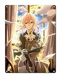 Wonderful Life A Poster, Motiv: Violet Evergarden, Anime, Metall, 40 x...