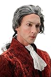 WIG ME UP - 4287-P103-68 Fasching Karneval Halloween Perücke grau mit...