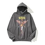TJXGZ Kanye Omari West Dark High Street Nirvana Angel Distressed...