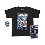 Funko Pocket POP! & Tee: Marvel - Captain America - M - Für Kinder -...