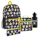 Pokemon Rucksack Kinder 4er Set Schulranzen Lunchbox Federmäppchen...