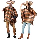 KarnevalsTeufel Poncho El Sancho Mexikaner Fasching Karneval