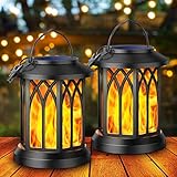 Garten Solarlampen für Außen Hängend, GEARLITE 2 Stücke Solar...