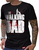 The Walking Dad T-Shirt Herren Eltern Shirt Von Baby Du Wirst Papa...