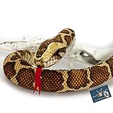 Tigerpython Kuscheltier Schlange Python Plüschschlange Plüschtier...