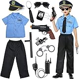 Polizei Kostüm Kinder mit Polizei Ausrüstung Polizei Hemd Hosen...