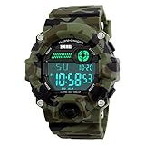 TONSHEN Digital Uhr für Männer 50M Wasserdicht Outdoor Sportuhr...