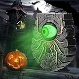 Halloween Deko Gruselige Türklingel, Halloween Spinnen Türklingel...