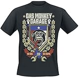 Gas Monkey Garage Go Big Or Go Home T-Shirt schwarz M