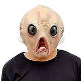 CreepyParty Alien Maske Halloween Kostüm Party Latex Kopfmasken...