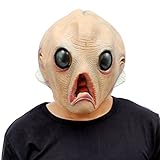 CreepyParty Alien Maske Halloween Kostüm Party Latex Kopfmasken...