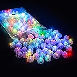 LED-Ballons Lichter 100 Stück Runde LED Ballons Lichter Flash Buntes...