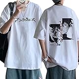 OUHZNUX T-Shirt Black Clover Lustiges Cartoon-T-Shirt Männer Manga...