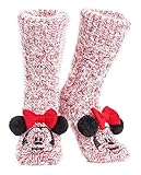 Disney Mickey Minnie Winter Socken, Kuschelsocken Damen Mädchen Warm...