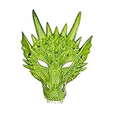 Yeeteesy Halloween Drachen Maske Maskerade Drachenmaske Cosplay Party...