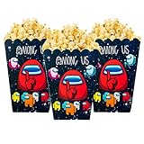 D2ucco 30 Packs Among Spiel Party Popcorn Boxen, Among Spiel Thema...