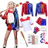 Amycute Quinn Cosplay Kostüme für Erwachsene, Mädchen Bösewicht...