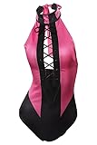 Mileena Overall Badeanzug Outfits Cosplay Kostüm Damen XL