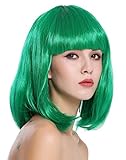 WIG ME UP - 0073-3-PC18 Perücke Damenperücke Karneval Longbob Bob...
