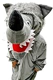 Wolf-Kostüm, F49 Gr. XL, Für hochgewachsene Männer und Frauen,...
