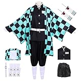 Formemory Tanjiro Cosplay Kostüm Set Anzug Herren Demon Slayer...