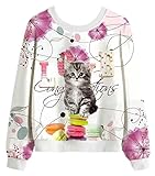 Kinder Mädchen Langarm Tshirt Langarmshirt Oberbekleidung Top Shirt...