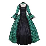 Kleid Damen Vintage Mittelalterlichen Kleider Viktorianisches Kleid...